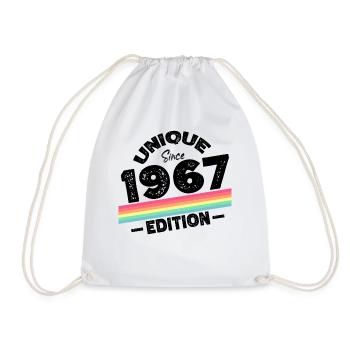 Unique depuis 1967 Edition Anniversaire Millésime 1967 - Sac de sport léger - blanc - Devant