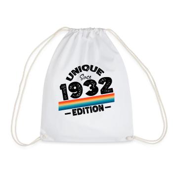 Unique depuis 1932 Edition Anniversaire Millésime 1932 - Sac de sport léger - blanc - Devant