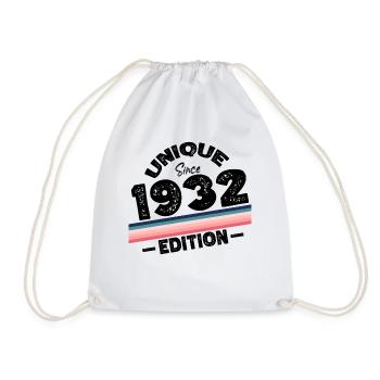Unique depuis 1932 Edition Anniversaire Millésime 1932 - Sac de sport léger - blanc - Devant