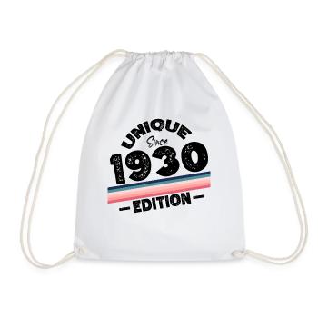Unique depuis les années 1930 édition anniversaire Vintage des années 1930 - Sac de sport léger - blanc - Devant