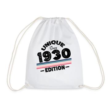 Unique depuis les années 1930 édition anniversaire Vintage des années 1930 - Sac de sport léger - blanc - Devant