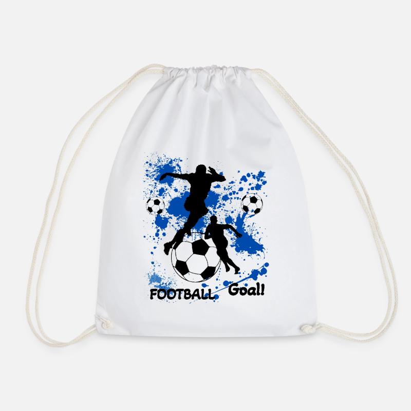 Football - Drawstring Bag - white