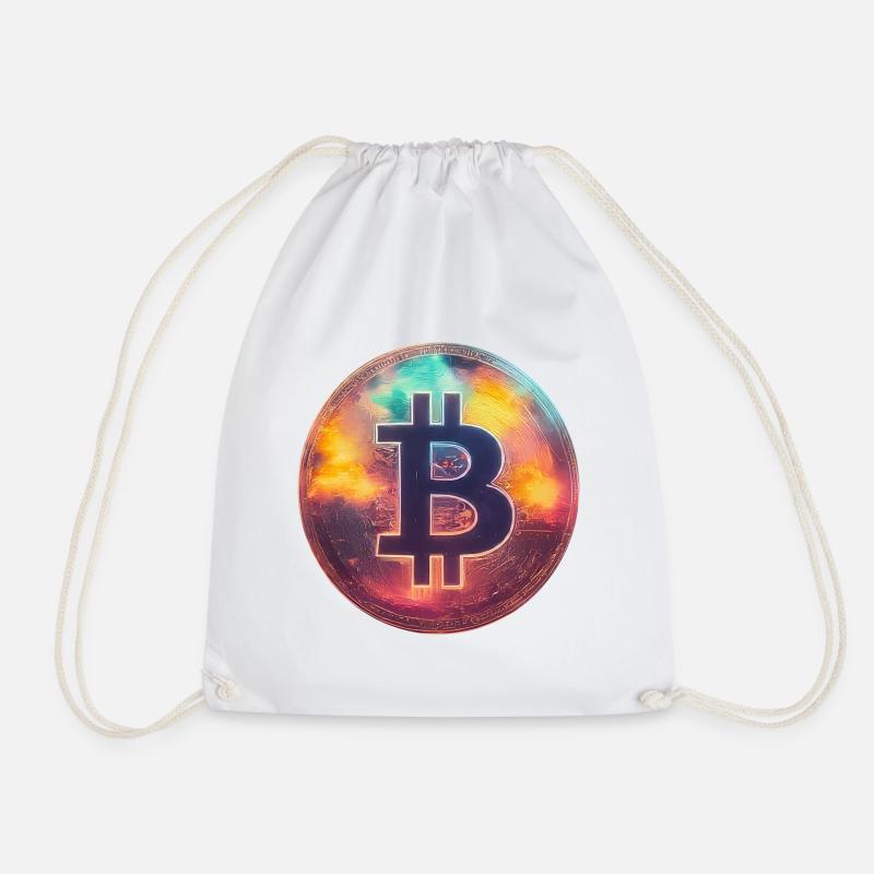 Spektakulärer Bitcoin - Turnbeutel - Weiß