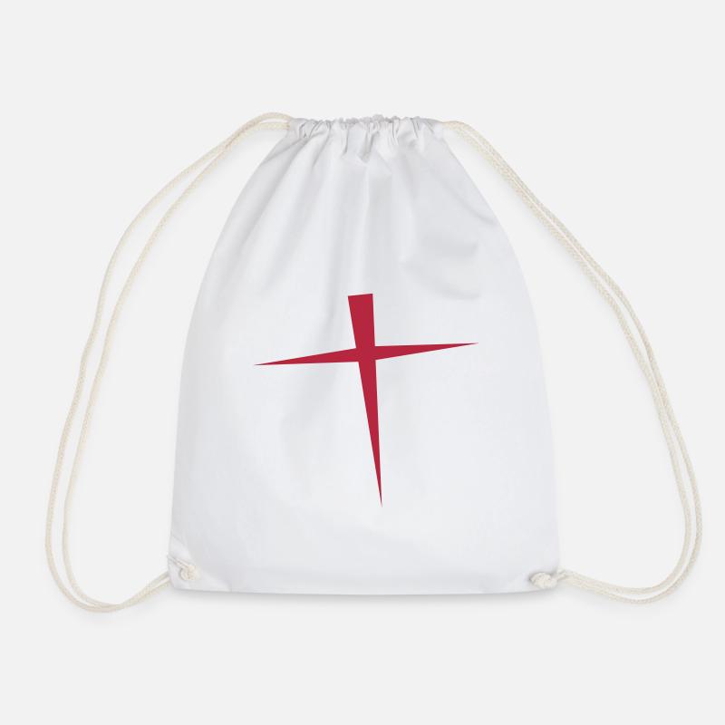 CROSS ENGLAND - Drawstring Bag - white