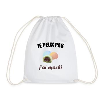 Je peux pas j'ai mochi - Sac de sport léger - blanc - Devant
