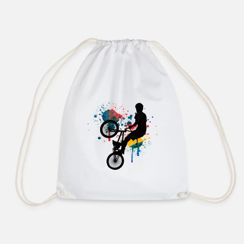 Bmx - Turnbeutel - Weiß