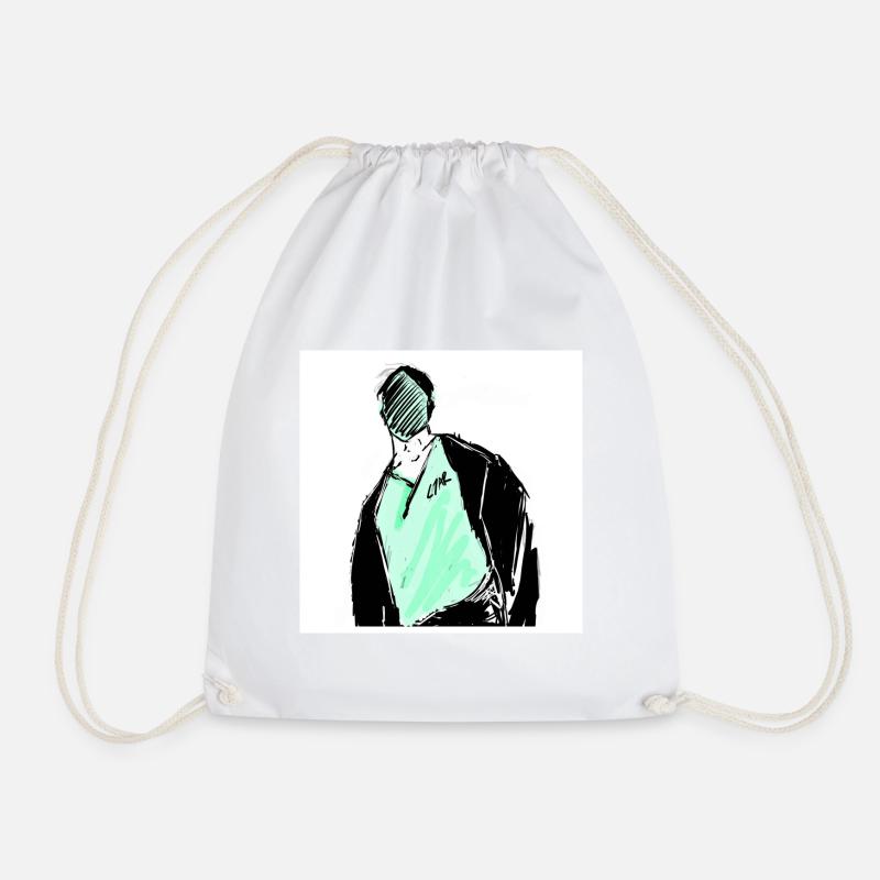 JYN - The modern virtual Influencer - Drawstring Bag - white