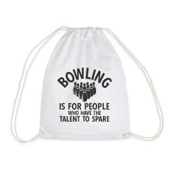 Bowling - Turnbeutel - Weiß - Vorne