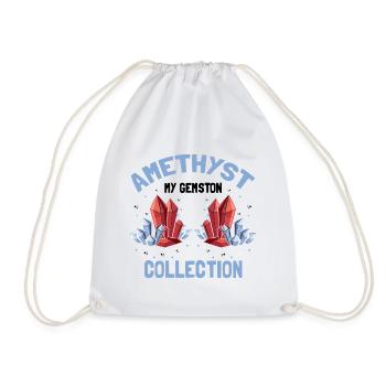 Collectionneur de pierres précieuses et recherche sur les pierres précieuses - Sac de sport léger - blanc - Devant