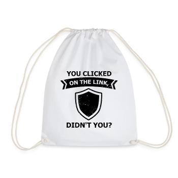Conception de la cybersécurité pour les pirates informatiques et la cybersécurité - Sac de sport léger - blanc - Devant