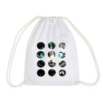 Chat sous le tee-shirt - Sac de sport léger - blanc - Devant