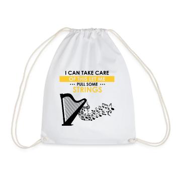 Conceptions de harpiste pour conceptions de harpiste - Sac de sport léger - blanc - Devant