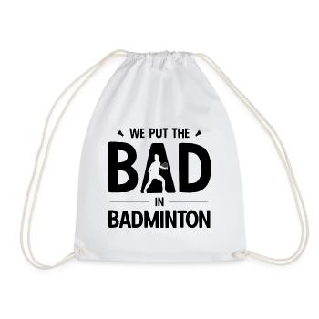 Badminton - Turnbeutel - Weiß - Vorne