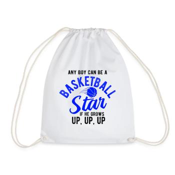 Basketball - Turnbeutel - Weiß - Vorne