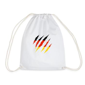 Germany - Drawstring Bag - white - Front