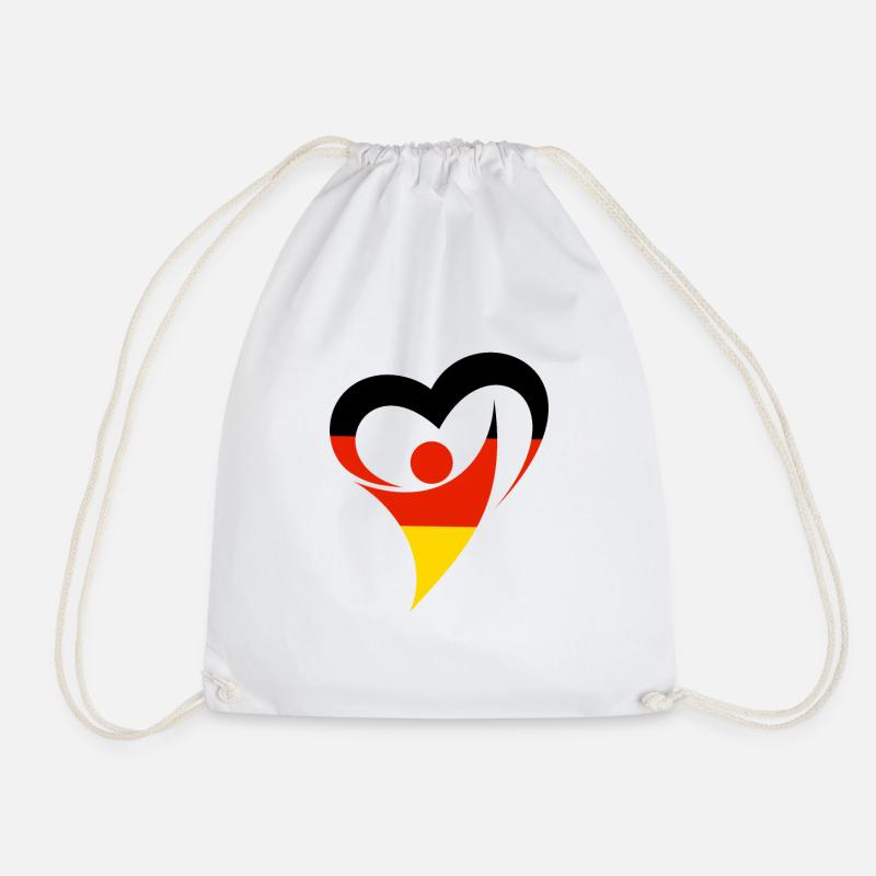 Deutschland - Turnbeutel - Weiß
