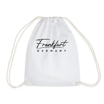 Frankfurt - Drawstring Bag - white - Front