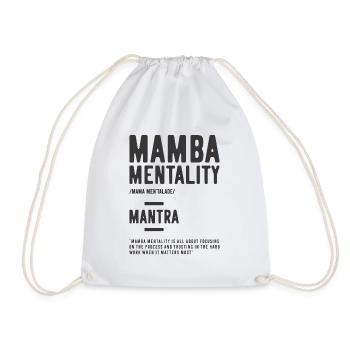 Mamba Mentality Motivational Quote Inspirational - Turnbeutel - Weiß - Vorne