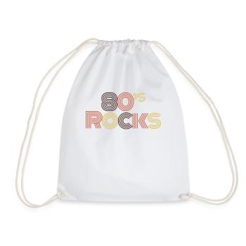 Années 80 - Sac de sport léger - blanc - Devant