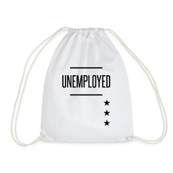 Chemise sans emploi - drôle à la recherche d'emploi carrière - Sac de sport léger - blanc - Devant