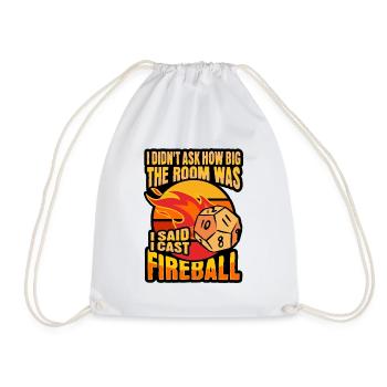 Fantasy Rpg RPG Shirt for RPG Gamers - Drawstring Bag - white - Front