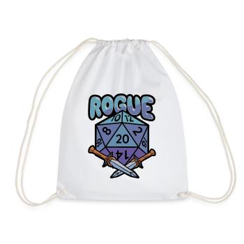 Fantasy Rpg RPG Shirt for RPG Gamers - Drawstring Bag - white - Front