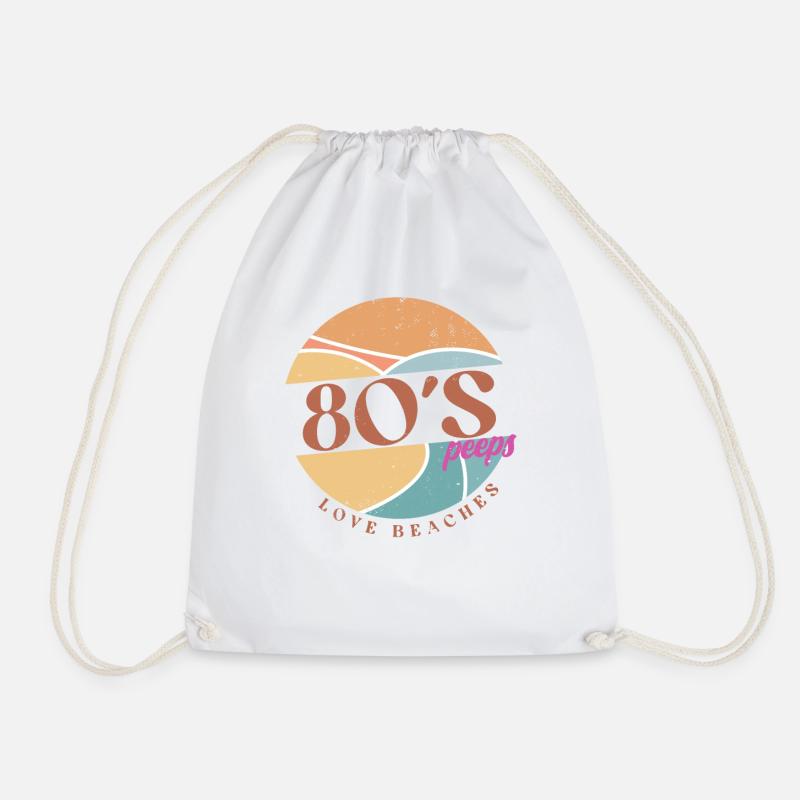 80er - Turnbeutel - Weiß