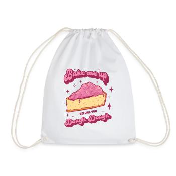 Baking cakes Baker Design n Dessert lovers - Drawstring Bag - white - Front