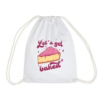 Baking cakes Baker Design n Dessert lovers - Drawstring Bag - white - Front