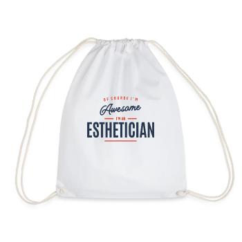 Esthéticienne Profession Emploi Travailleur d’anniversaire - Sac de sport léger - blanc - Devant