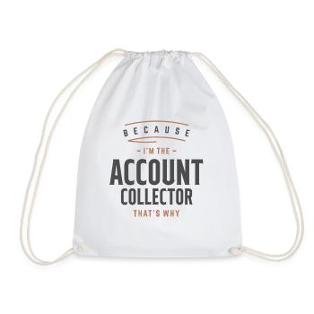 Profession de collecteur de compte - Sac de sport léger - blanc - Devant