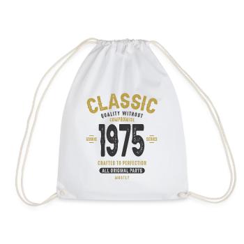 Classic 1975 - 47ème anniversaire Retro Vintage - Sac de sport léger - blanc - Devant
