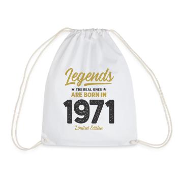 Légendes Nées en 1971 - 51ème anniversaire - Sac de sport léger - blanc - Devant