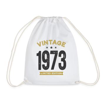 Vintage 1973 - 49ème anniversaire Retro Classic - Sac de sport léger - blanc - Devant