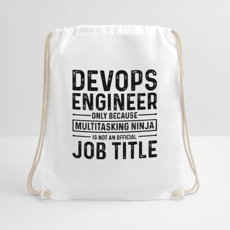 Sys-Admin Developer Devops Engineer Drawstring Bag