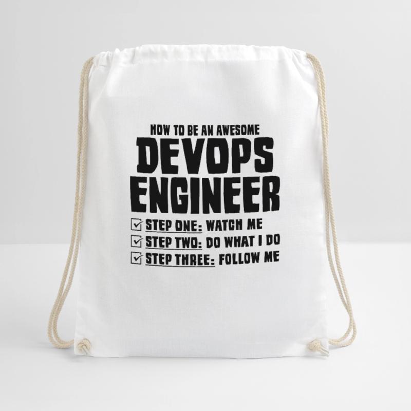 Devops Sys-Admin Developer Drawstring Bag