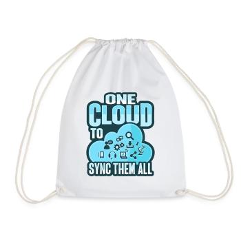 Cloud-Administrator Cloud-Devops - Turnbeutel - Weiß - Vorne