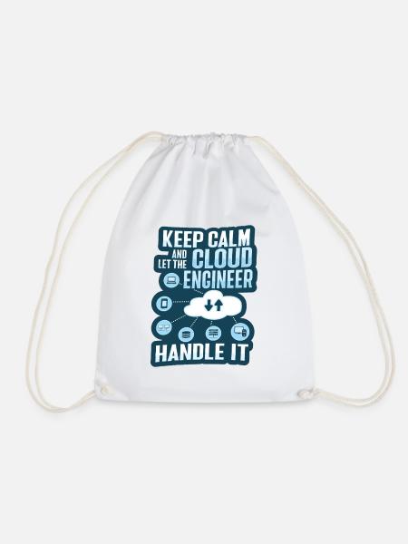 Cloud-Administrator Cloud-Devops - Turnbeutel - Weiß