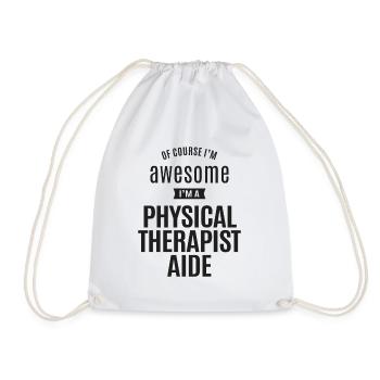 Großartig, ich bin ein Physiotherapeut Helfer - Turnbeutel - Weiß - Vorne