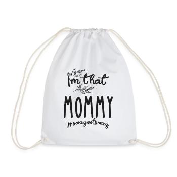 Je suis cette maman - Mère - Sac de sport léger - blanc - Devant