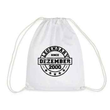 Légendaire depuis décembre 2000 - Anniversaire - Sac de sport léger - blanc - Devant