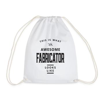 Fabricator Funny Job Occupation - Drawstring Bag - white - Front