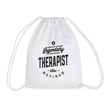 Thérapeute Occupation drôle de travail - Sac de sport léger - blanc - Devant