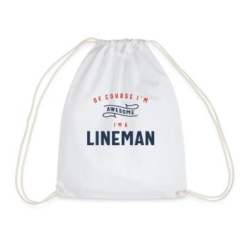 Métier de monteur de lignes - Sac de sport léger - blanc - Devant