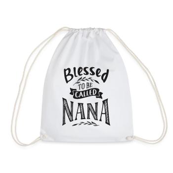 B To Be Called Nana - Drawstring Bag - white - Front