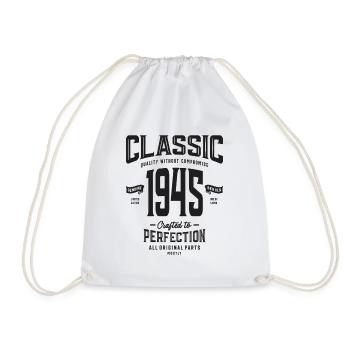 Classic 1945 78th Birthday - Drawstring Bag - white - Front