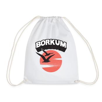 Borkum Seagull Sun Island Chemise - Sac de sport léger - blanc - Devant