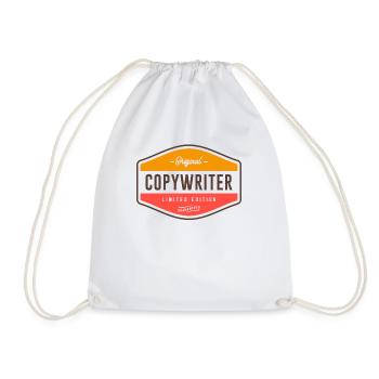 Copywriter Funny Job Title Occupation - Drawstring Bag - white - Front
