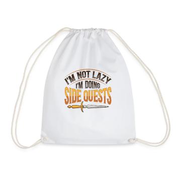 LARP RPG RPG Conception de jeu de rôle pour un Larper - Sac de sport léger - blanc - Devant