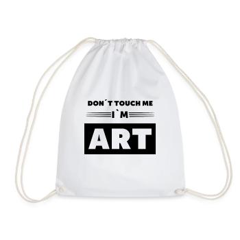 Design artistique amusant pour un artiste - Sac de sport léger - blanc - Devant